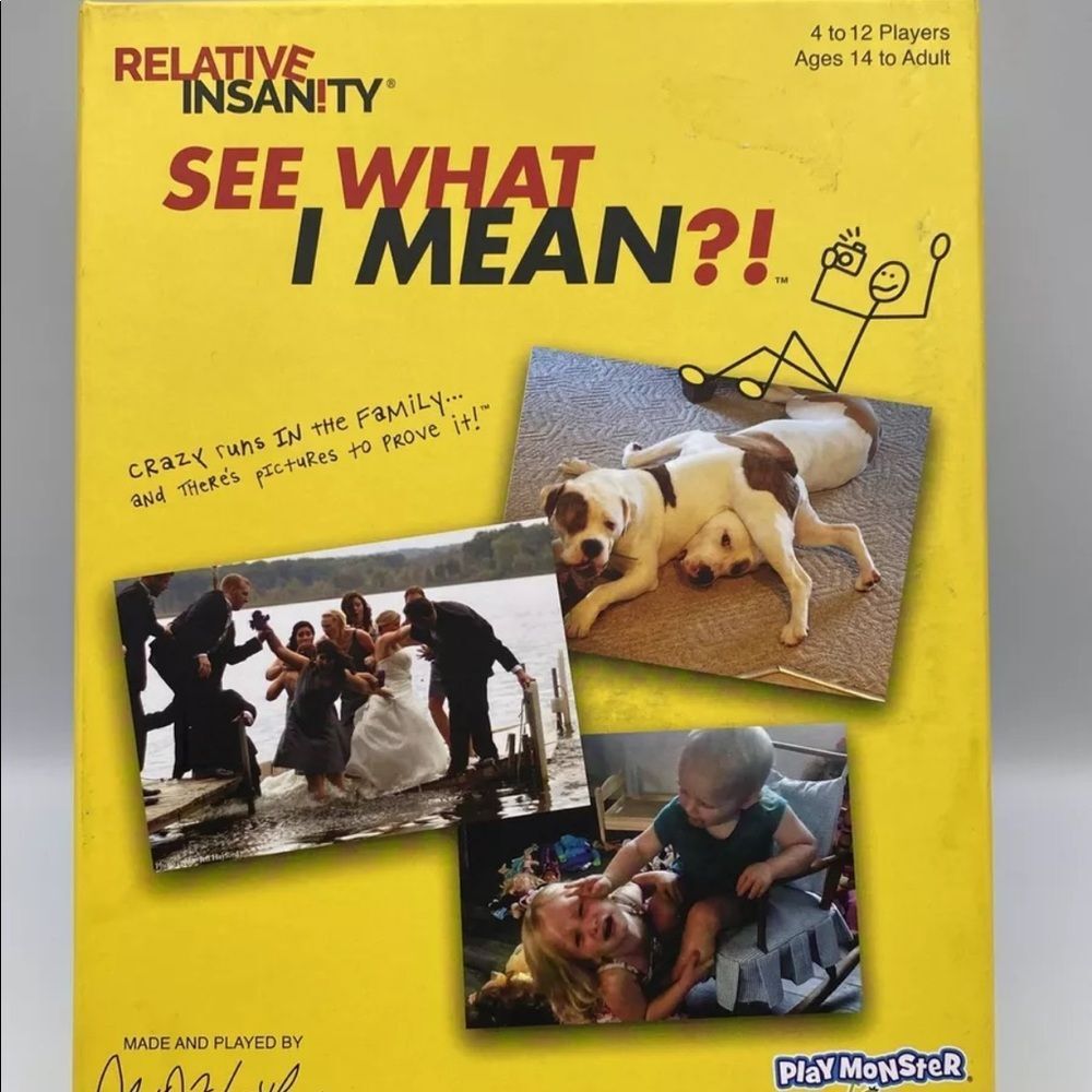 Relative Insanity See What I Mean?! Made and Played by Jeff Foxworthy Board Game
